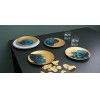 Plato de porcelana dorado Van Gogh &Klevering®, Los comedores de patatas 4
