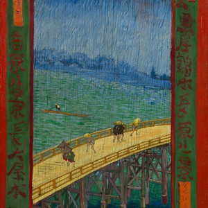Van Gogh Giclée, Puente bajo la lluvia (según Hiroshige)