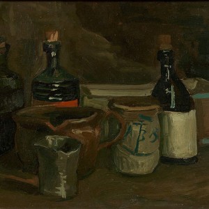 Van Gogh Giclée, Still Life with Bottles and Earthenware