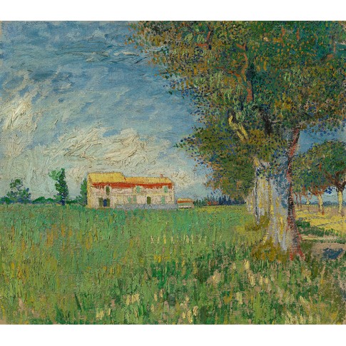 Van Gogh Giclée, Farmhouse in a Wheatfield