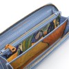Smaak® Leather wallet Van Gogh Irises ice blue