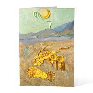 Origamo x Van Gogh Museum Tarjeta Filigrana Campo de trigo