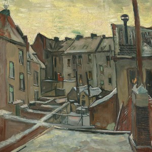 Van Gogh Giclée, Houses Seen from the Back