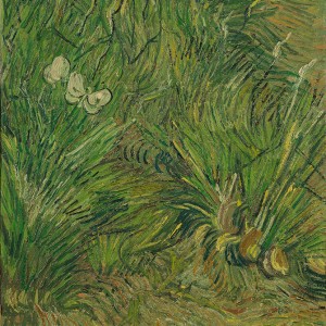 Van Gogh Giclée, Garden with Butterflies