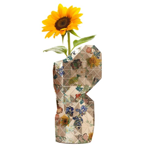 Tiny Miracles® Cubierta de jarrón de papel, Flores de Vincent