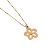 Van Gogh Gold plated necklace with open flower, by Ellen Beekmans®