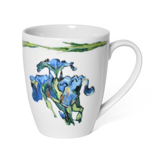 Taza de porcelana Van Gogh lirios y hojas, de Catchii®