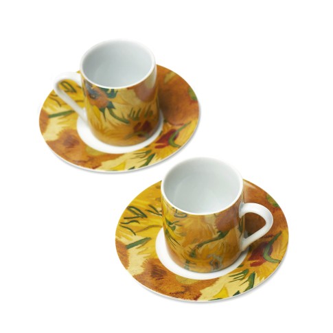 Set tazas café Van Gogh, Los girasoles