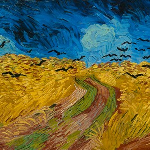 Van Gogh Giclée, Campo de trigo con cuervos