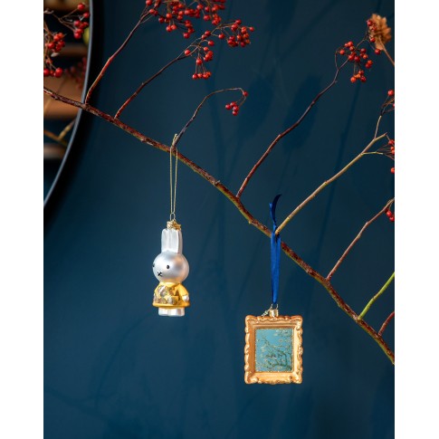 Glass ornament frame Almond Blossom