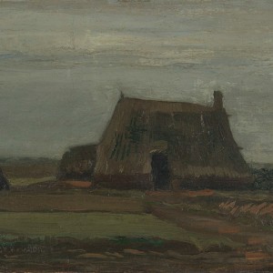 Van Gogh Giclée, Farm with Stacks of Peat