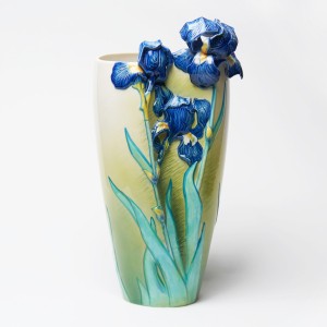 Florero de porcelana Franz Collection® Van Gogh, Lirios