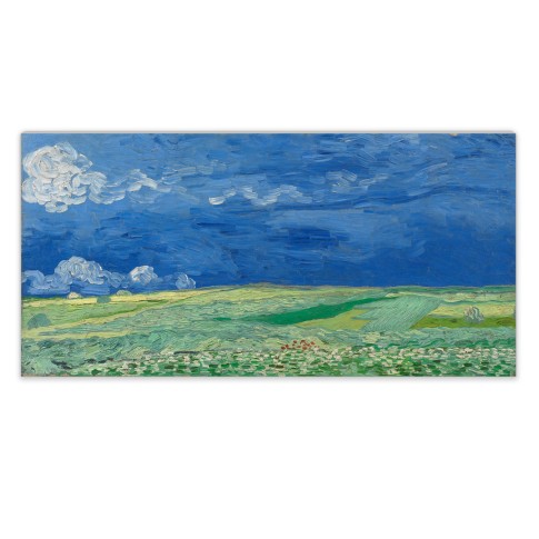 Van Gogh Canvas L Korenveld onder onweerslucht