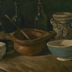 Van Gogh Giclée, Stilleven met aardewerk en flessen