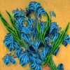 Van Gogh Ansichtkaart Irissen Filigrain