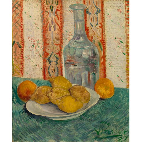 Van Gogh Giclée, Karaf en schotel met citrusvruchten