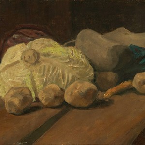 Van Gogh Giclée, Stilleven met kool en klompen