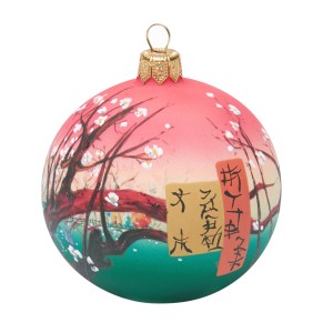 Van Gogh Kerstbal glitters Pruimenboom