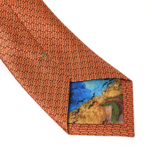 Van Gogh Zijden stropdas oranje