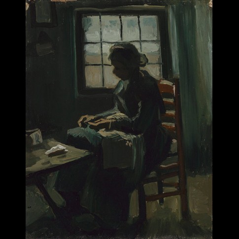 Van Gogh Giclée, Naaiende vrouw