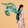Van Gogh Luxe zijden sjaal Amandelbloesem