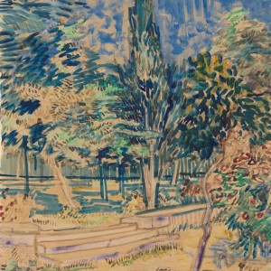Van Gogh Giclée, Trap in de tuin van de inrichting