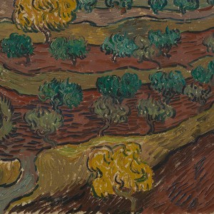 Van Gogh Giclée, Olijfbomen op een berghelling
