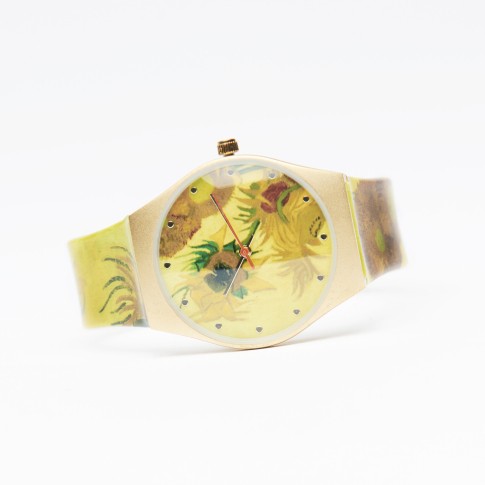 Van Gogh Horloge Zonnebloemen
