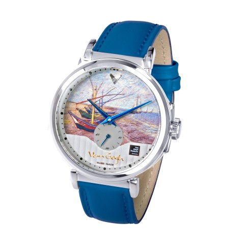 Van Gogh Swiss Watches® horloge met diamantje (42mm)