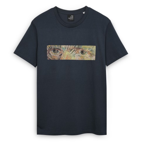 Van Gogh T-shirt Eyes Zelfportret met grijze vilthoed