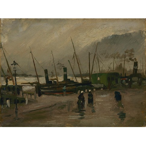 Van Gogh Giclée, De Ruijterkade te Amsterdam