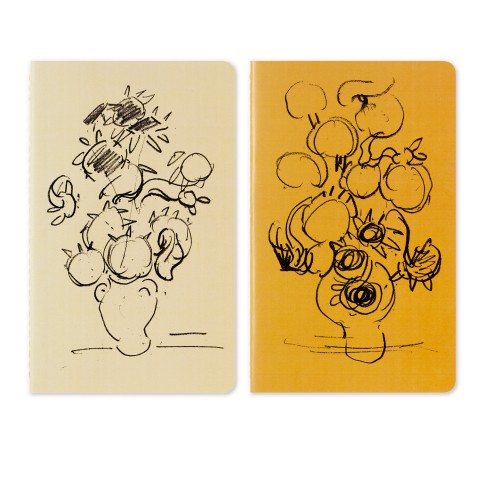 Set van 2 cahiers Zonnebloemen, Moleskine x Van Gogh Museum®